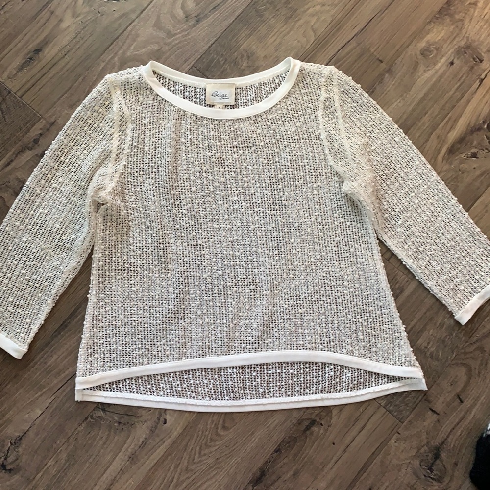 White Cover up Blouse